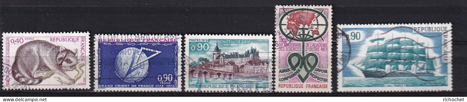 France   1754 + 1756 +  1758 + 1760 + 1762 ° - Used Stamps