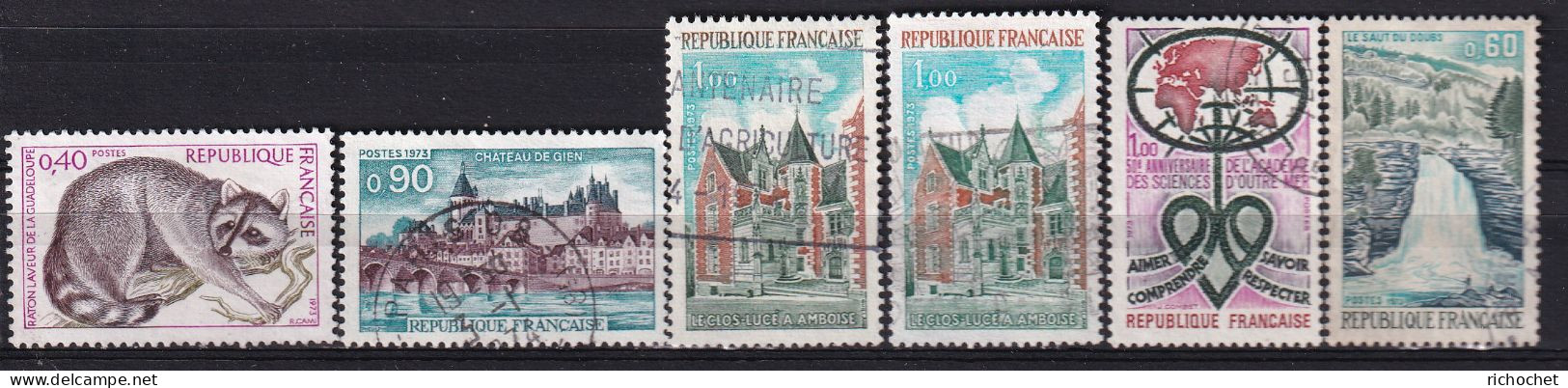 France   1754 + 1758 +  1759 + 1759d + 1760 + 1764 ° - Used Stamps
