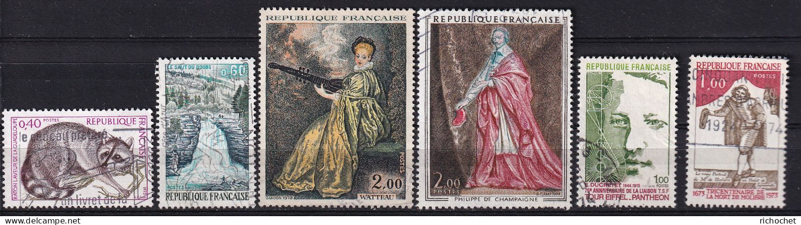 France   1754 +  1764 + 1765 + 1766 + 1770+ 1771 ° - Used Stamps