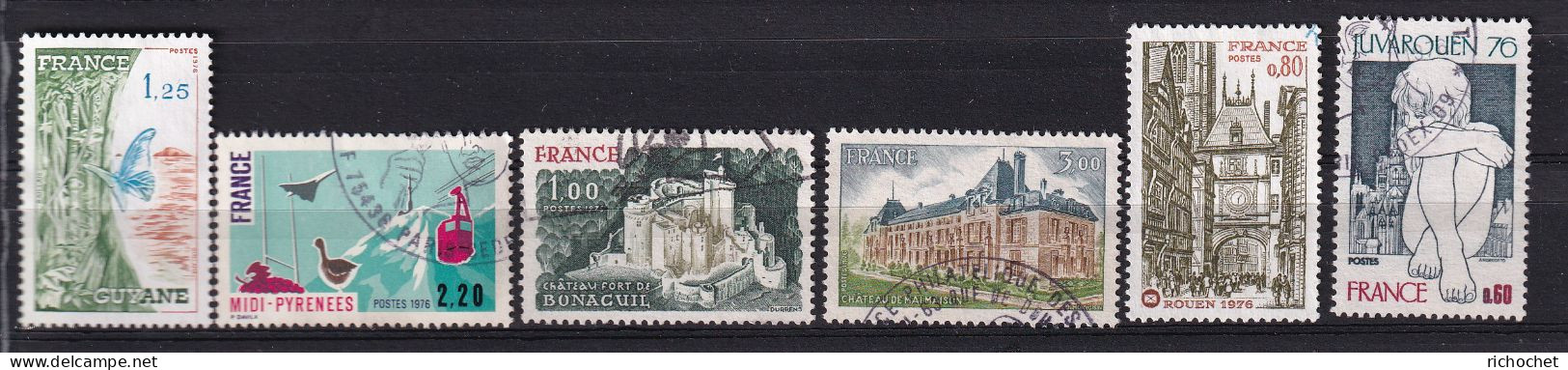 France 1865A + 1866 + 1871 + 1873 + 1875 + 1876 ° - Used Stamps