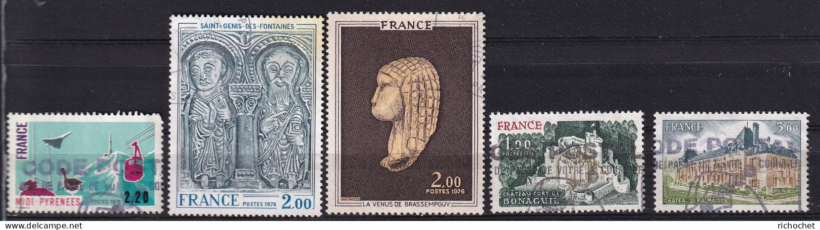 France 1866 + 1867 + 1868 + 1871 + 1873 ° - Used Stamps