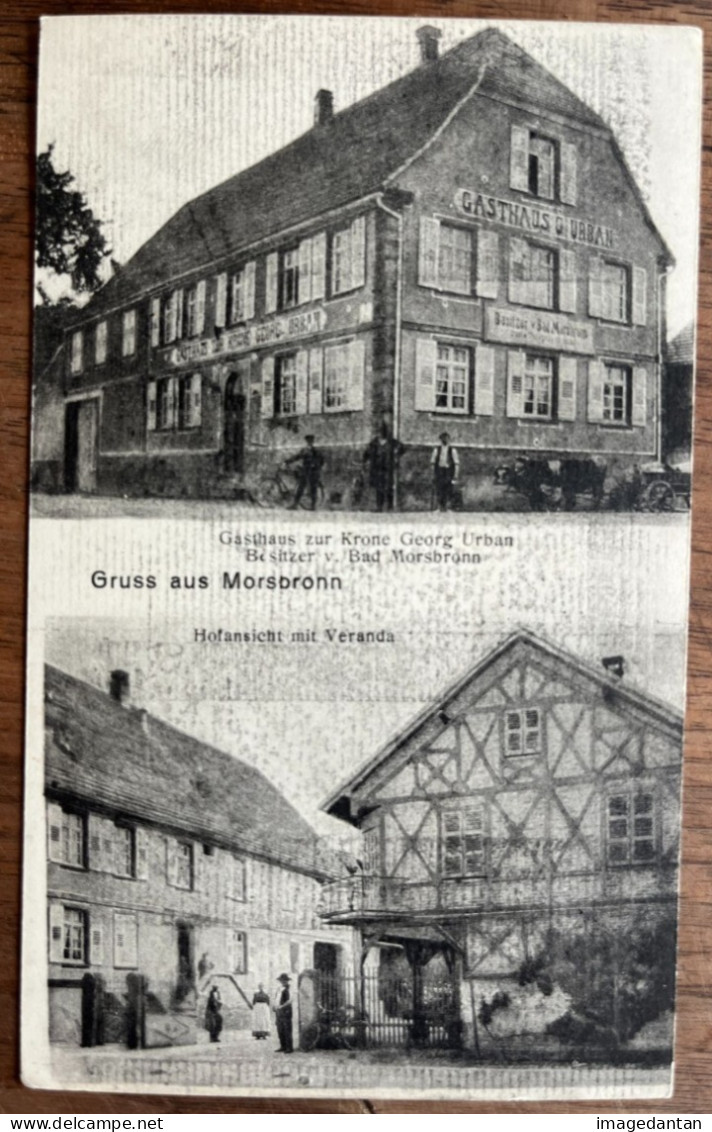 Gruss Aus Morsbronn - Gasthaus Zur Krone - Georg Urban Besitzer Von Bad Morsbronn - Attelage Boeufs - Other & Unclassified