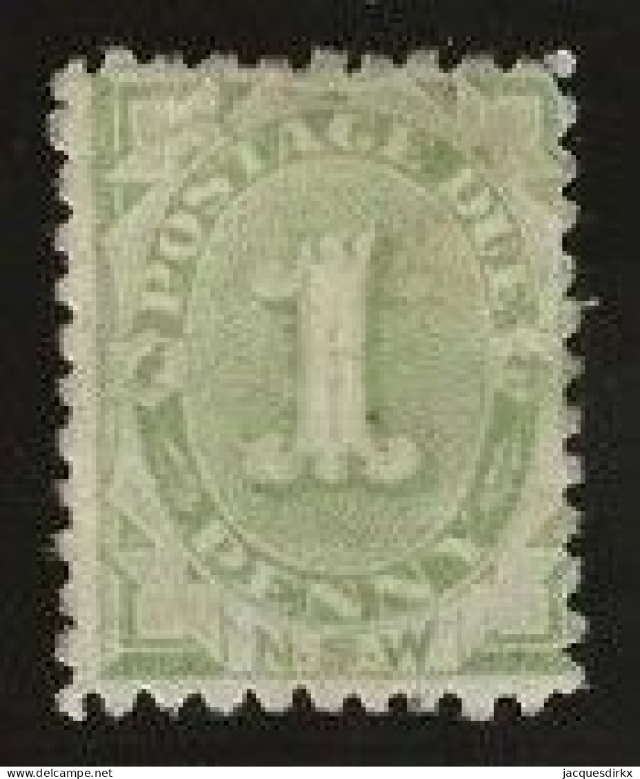 New South Wales      .   SG    .  D 2b    .   (*)      .     Mint Without Gum - Mint Stamps