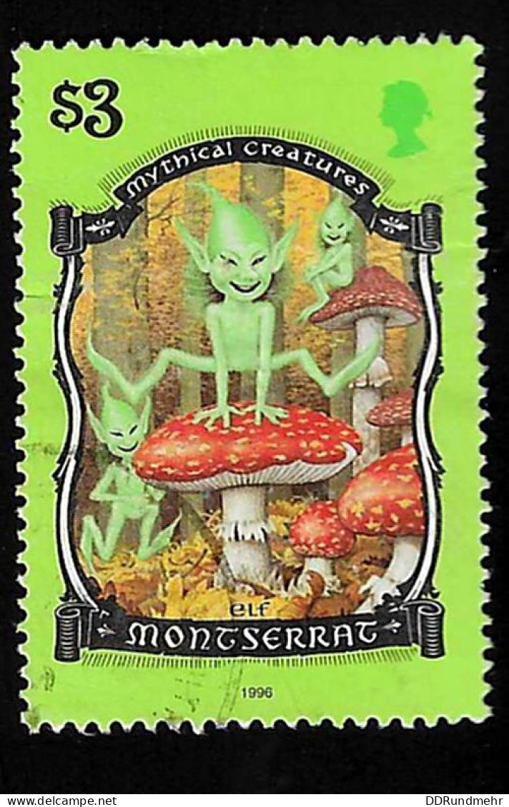 1996 Elf  Michel MS 983 Stamp Number MS 908 Yvert Et Tellier MS 903 Stanley Gibbons MS 1021 Used - Montserrat