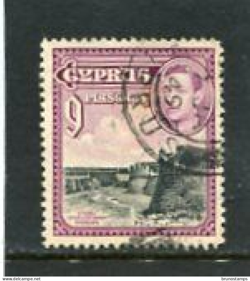 CYPRUS - 1938  GEORGE VI  9 Pi   FINE USED - Cyprus (...-1960)
