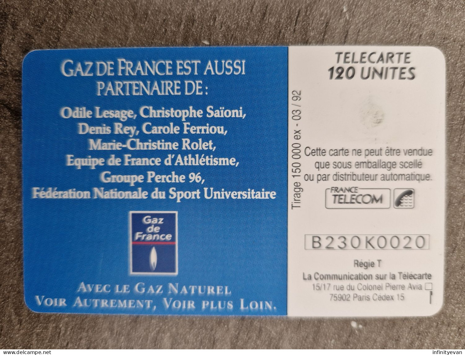 F252 - GDF TAUZIAT 120 GEM1 - 1992