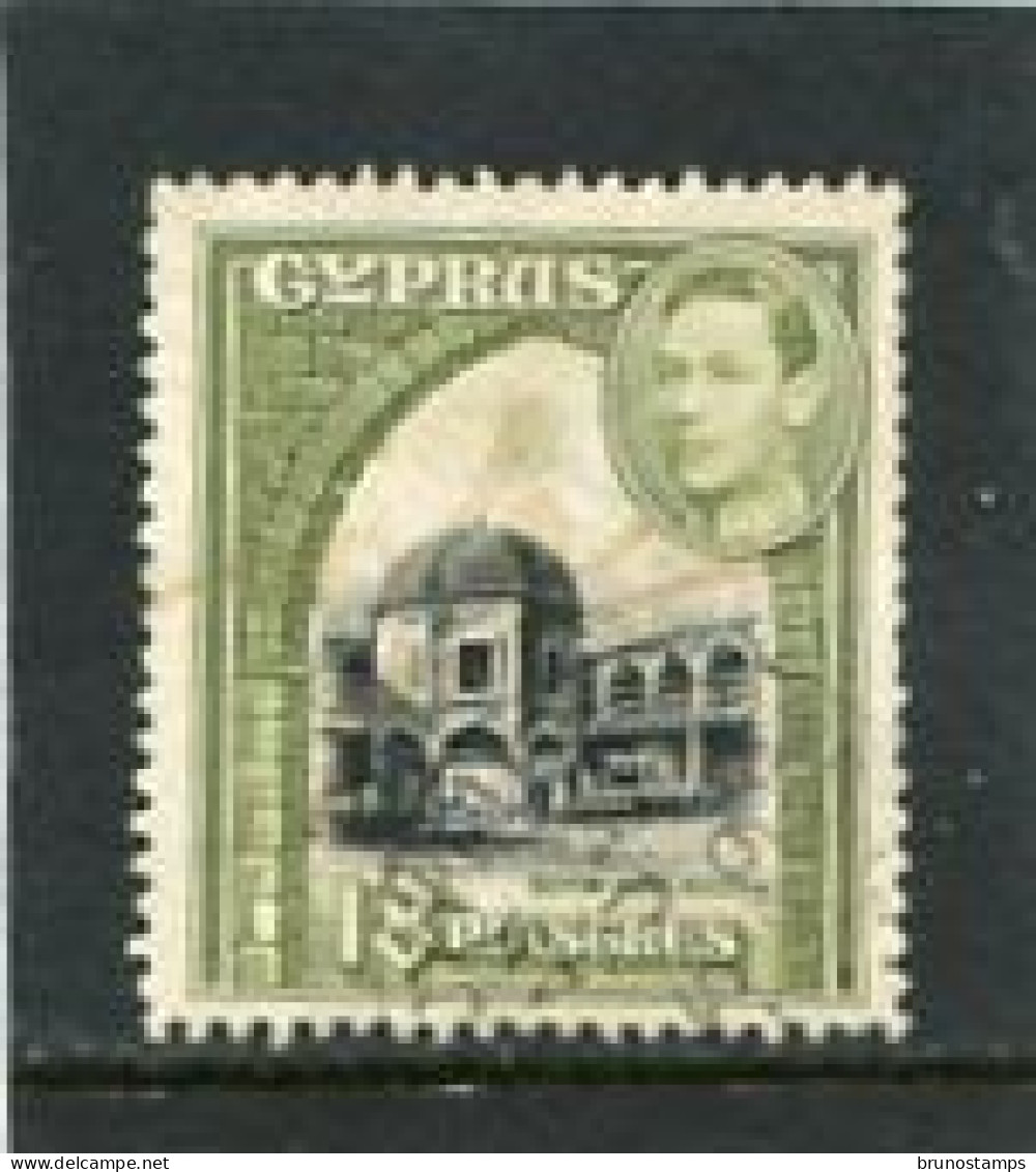 CYPRUS - 1938  GEORGE VI  18 Pi   FINE USED - Chypre (...-1960)