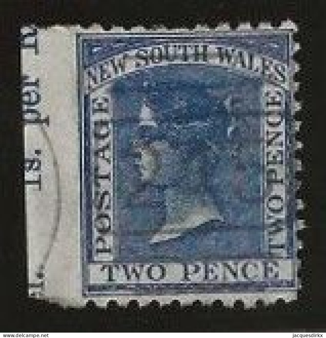 New South Wales      .   SG    .   Xxxx  (2 Scans)  .  Rare Variety    .   O      .     Cancelled - Used Stamps