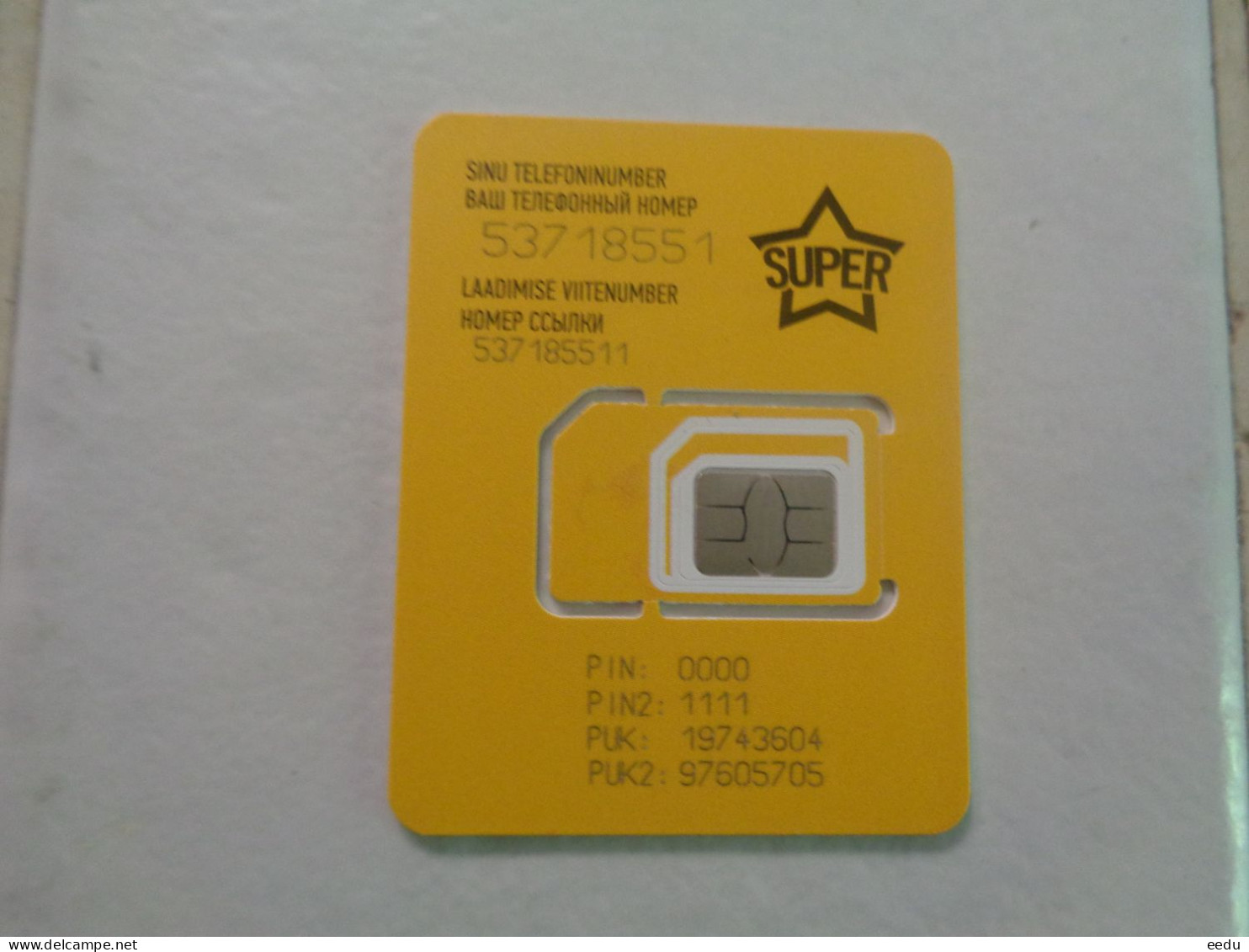 Estonia Mint GSM Phonecard - Estonia