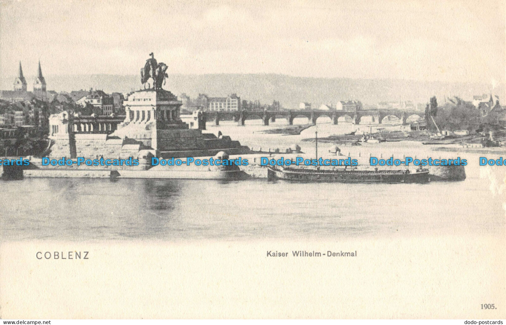 R053801 Coblenz. Kaiser Wilhelm Denkmal. Victor Ullmann - Monde