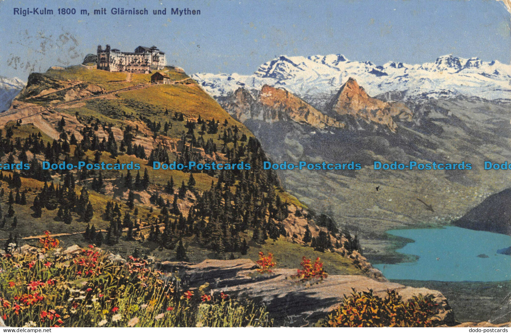 R053816 Rigi Kulm 1800 M Mit Glarnisch Und Mythen. E. Goetz - Monde