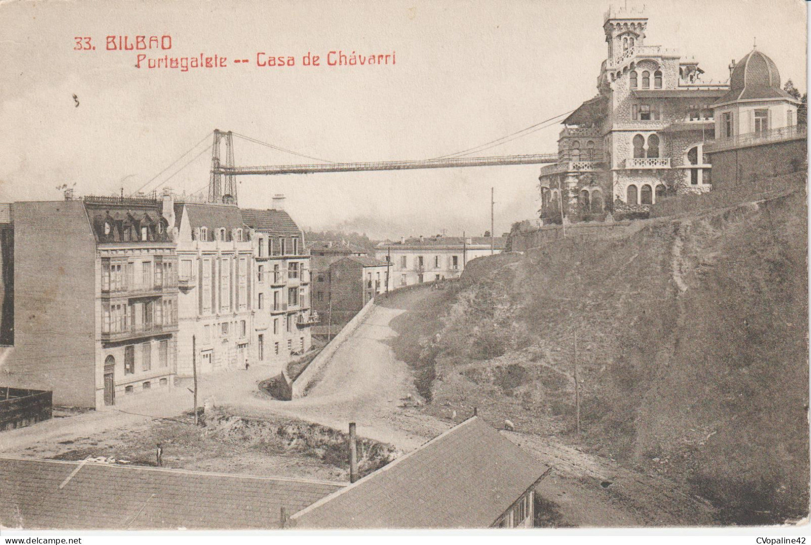 BILBAO (Pais Vasco) Portugalete - Casa De Chavarri En 1922 - Vizcaya (Bilbao)
