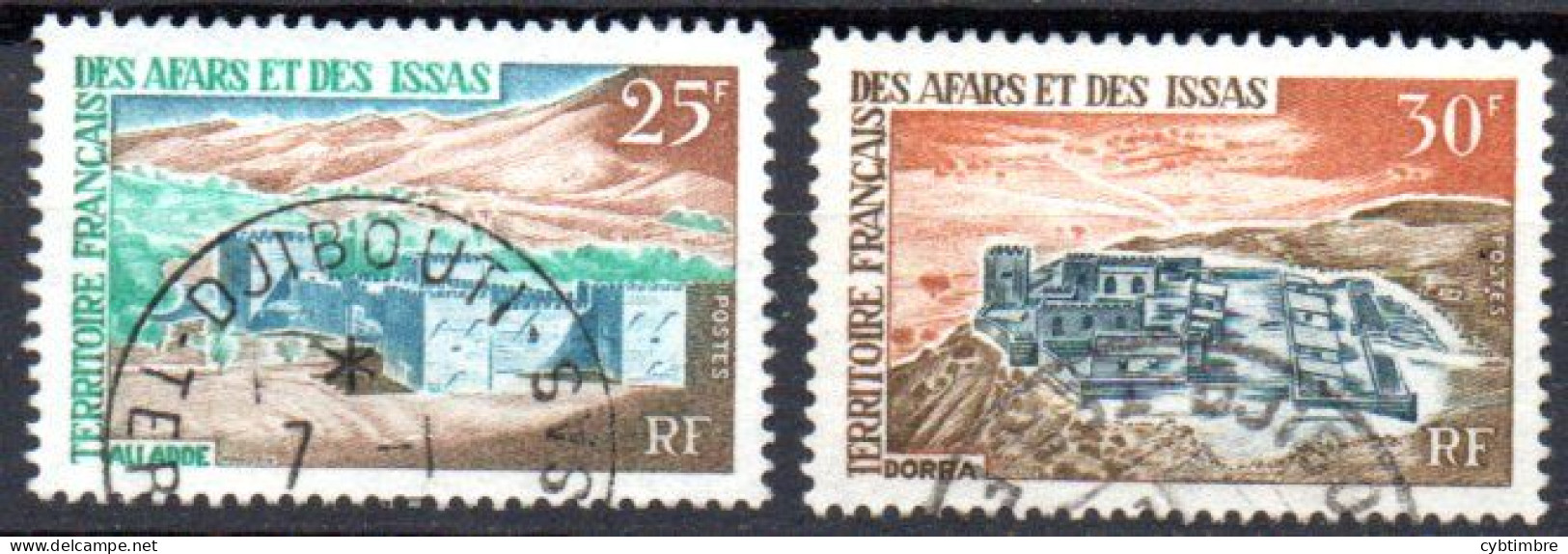 Afars Et Issas.:Yvert N° 338/339° - Gebraucht