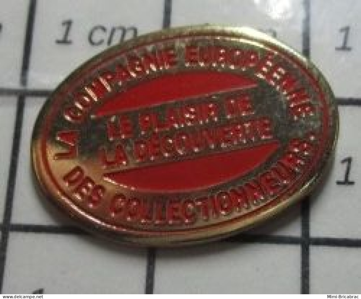 912c Pin's Pins / Beau Et Rare / MARQUES / CEC COMPAGNIE EUROPEENNE DES COLLECTIONNEURS - Trademarks