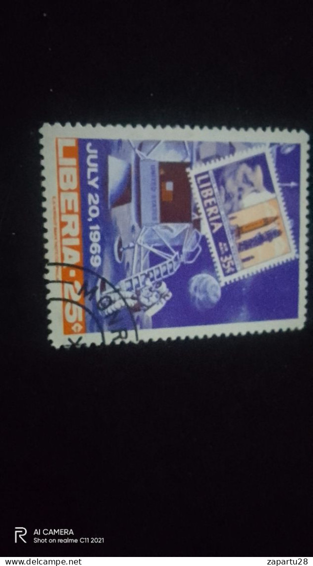 LİBERİA-1950-60         25   CENT            USED - Liberia