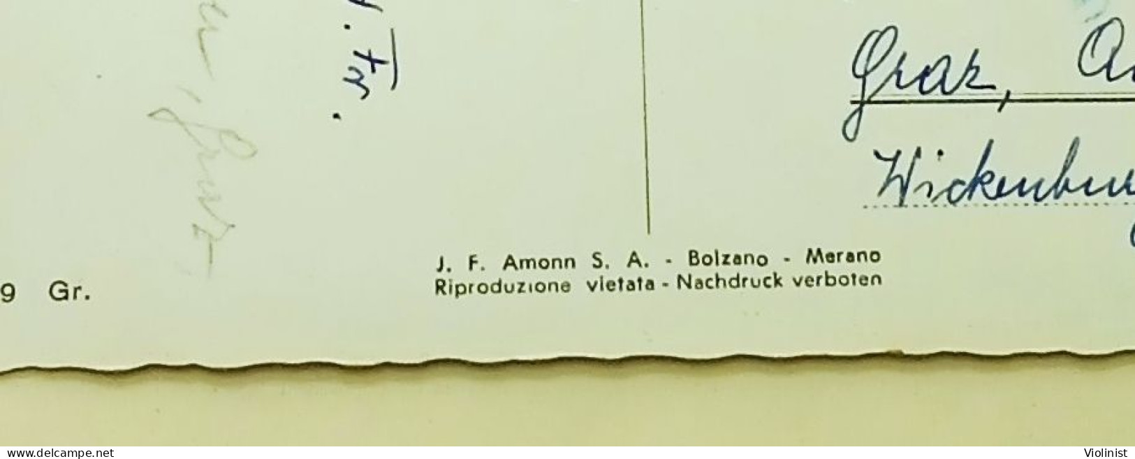 Italy-LAION M.1100-LAJEN-postmark PONTE GARDENA,Bolzano - Bolzano (Bozen)