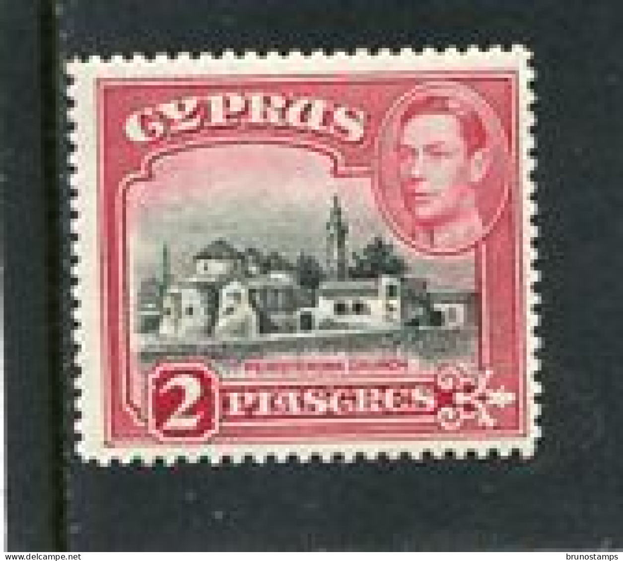 CYPRUS - 1938  GEORGE VI  2 Pi  MINT NH - Cyprus (...-1960)