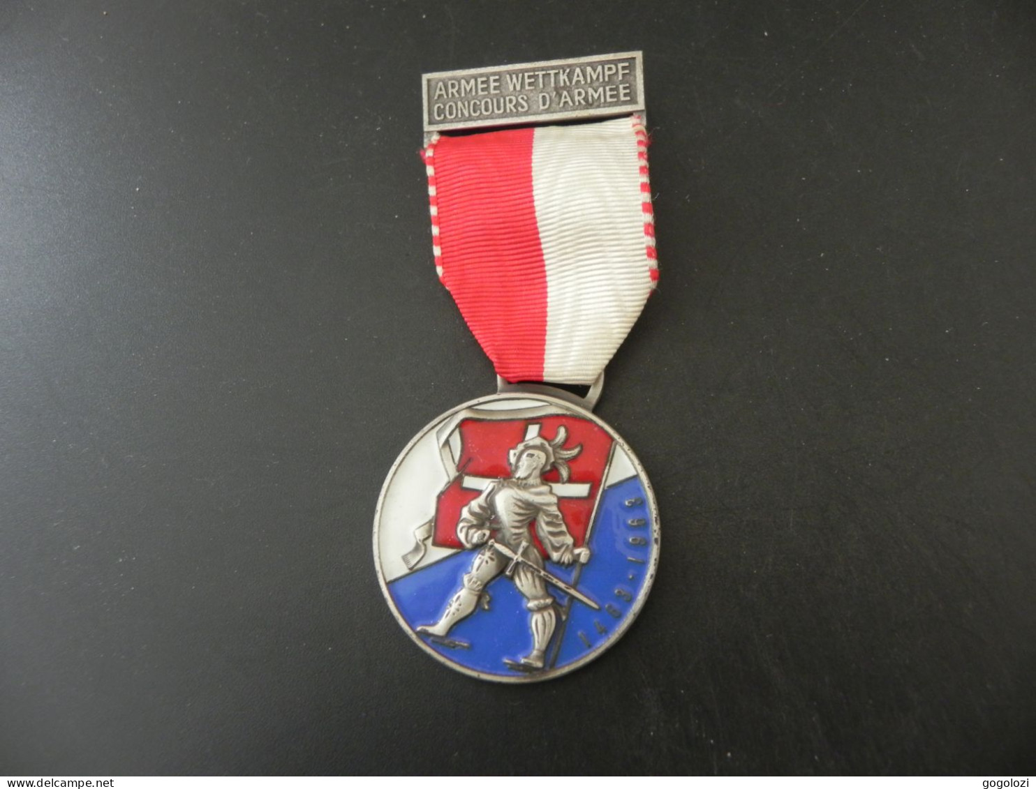 Shooting Medal - Medaille Schweiz Suisse Switzerland - Armee Wettkampf Eidg. Schützenfest Zürich 1963 - Autres & Non Classés