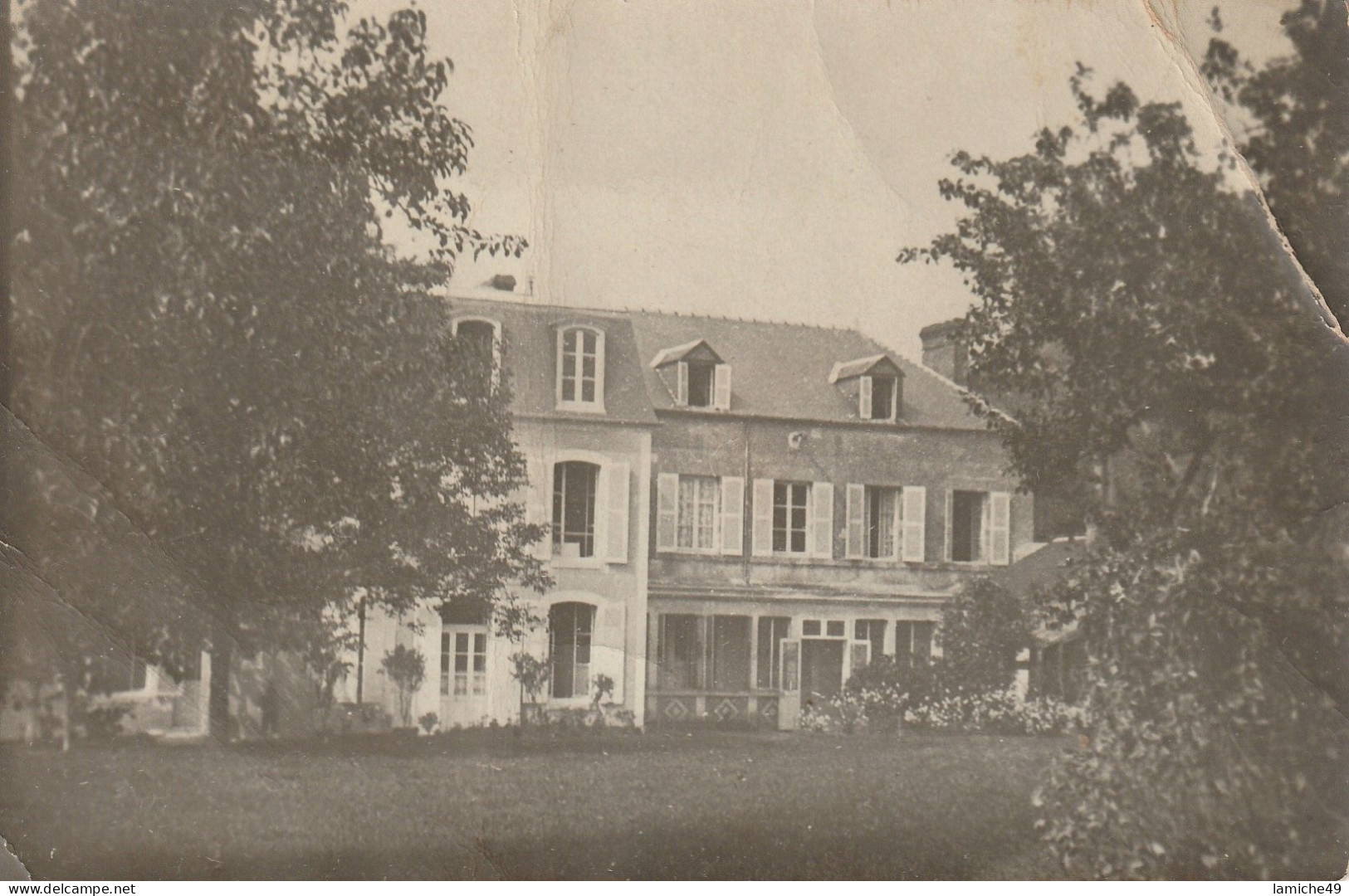 CARTE PHOTO à Identifier  LEES ? Manoir Maison Bourgeoise Château - A Identifier