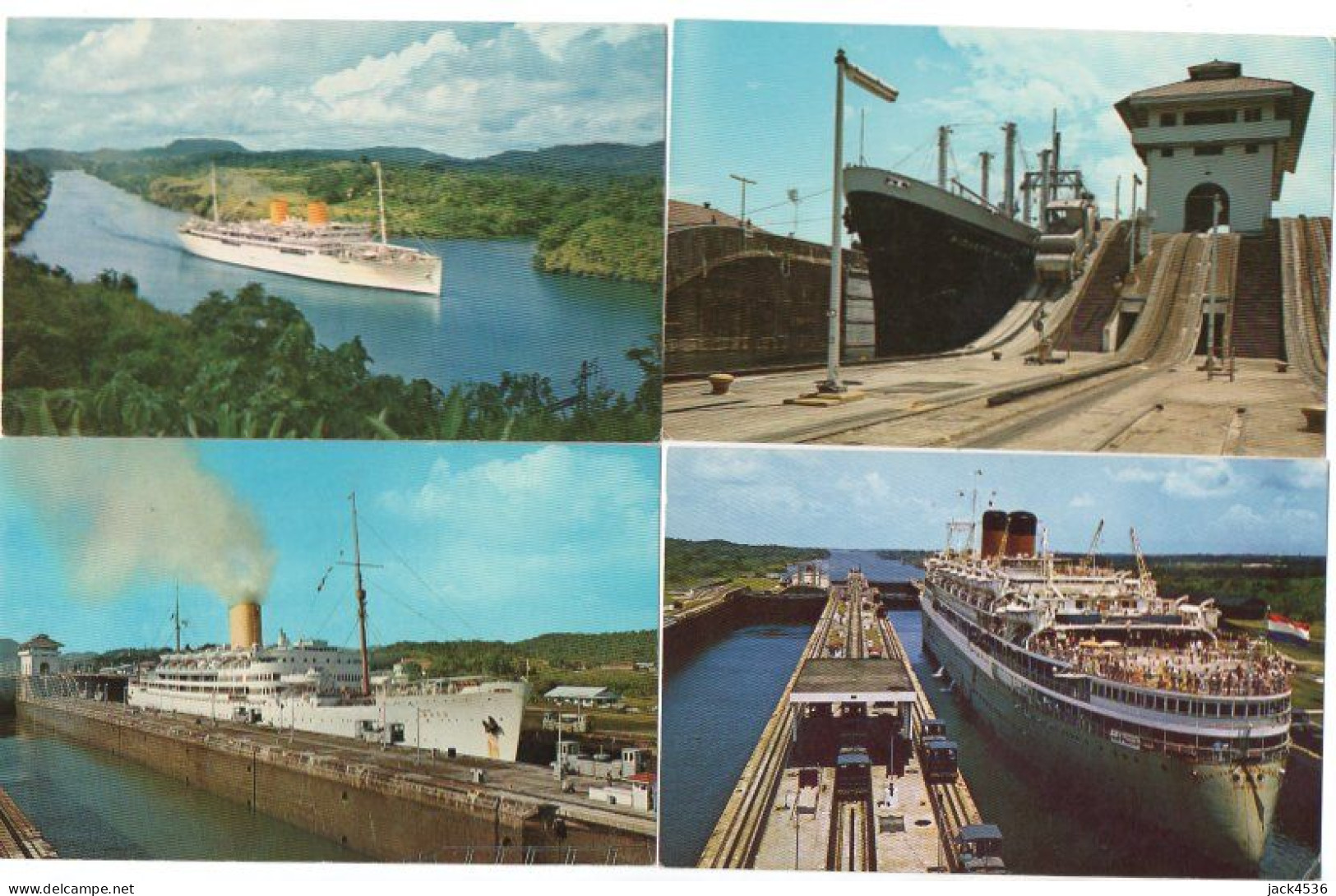 Lot De 4 Cartes Postales Modernes 14 Cm X 9 Cm - Non Circulé - PANAMA - Canal De PANAMA - Panama