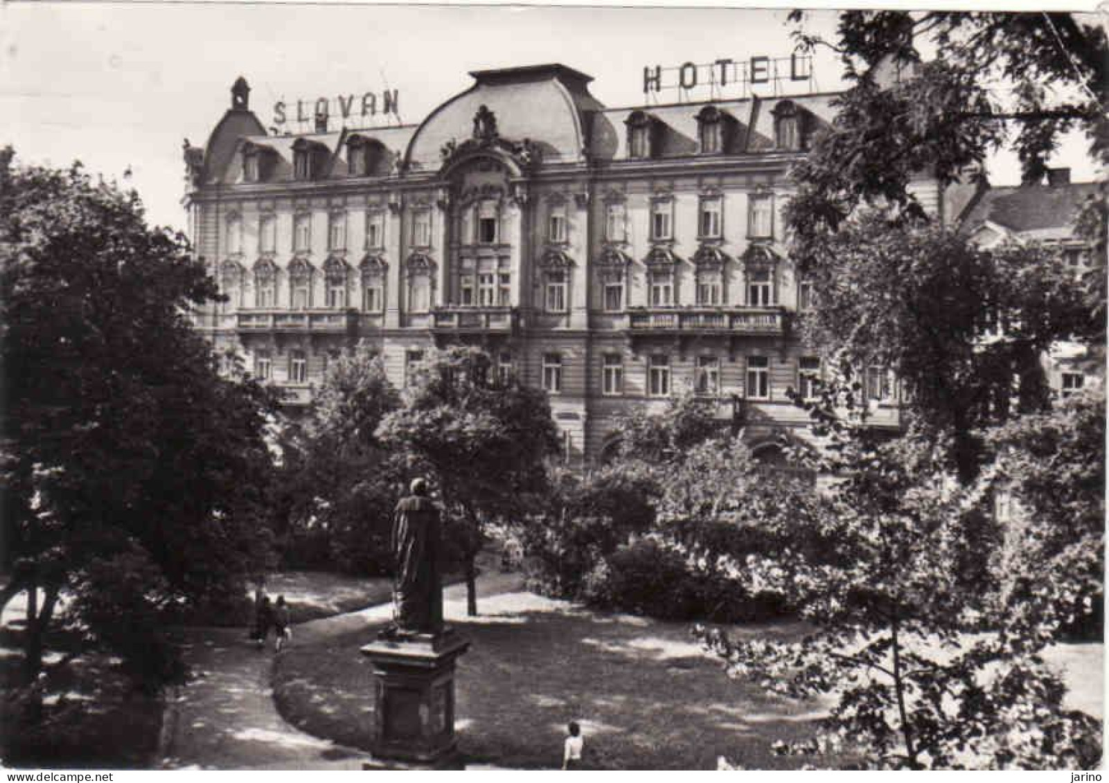Czech Republic, Plzen, Hotel Slovan, Used 1958 - Tschechische Republik
