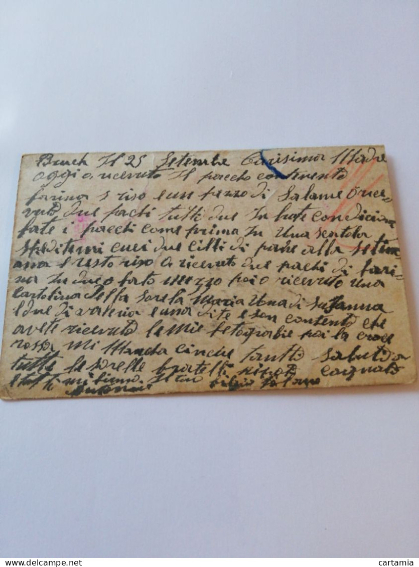 2828C) Storia Postale Cartoline, Intero, Commissione Dei Prigionieri Di Guerra Miss - Marcofilía