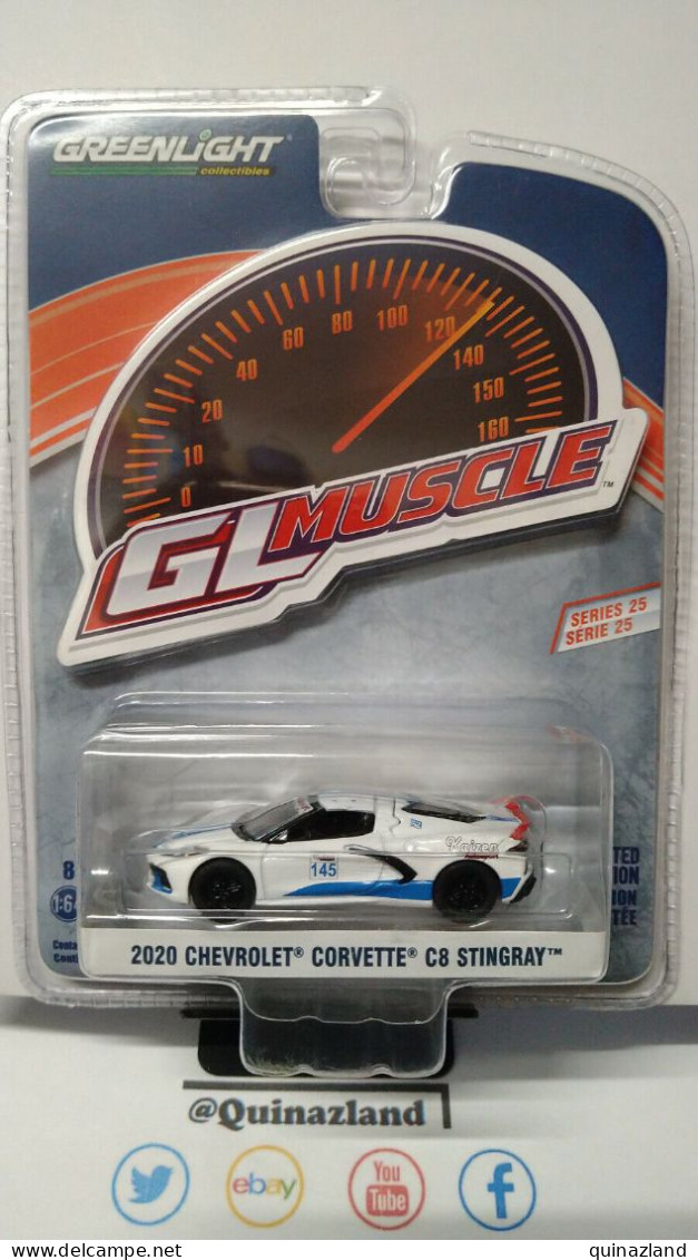 Greenlight GLMuscle 2020 Chevrolet Corvette C8 Stingray Coupe #145 (NG101) - Autres & Non Classés