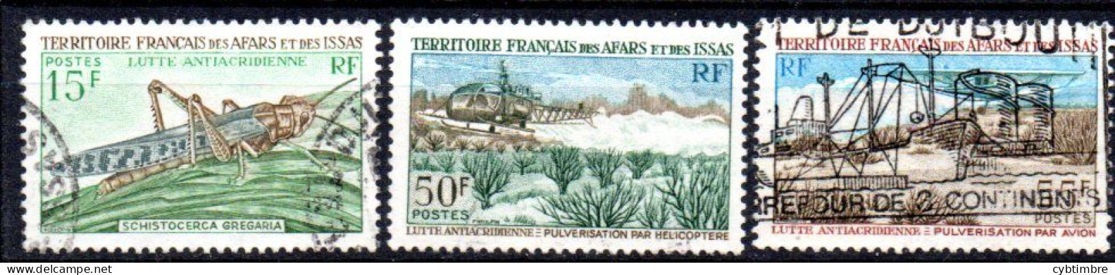 Afars Et Issas.:Yvert N° 351/353° - Used Stamps