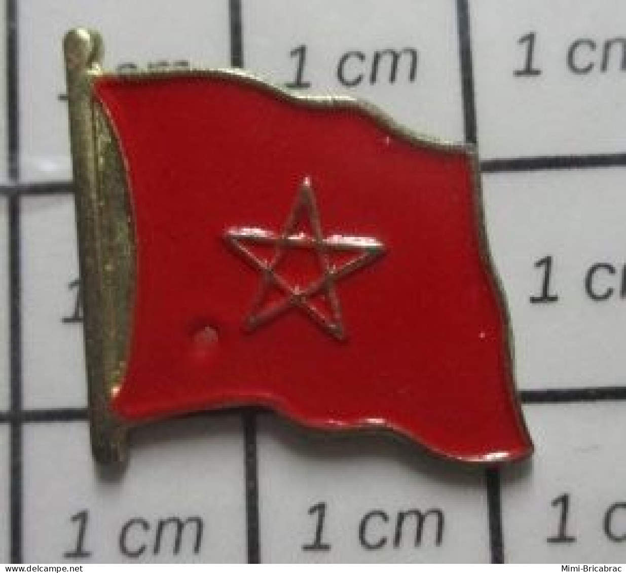 620 Pin's Pins / Beau Et Rare / AUTRES / DRAPEAU MAROC - Autres & Non Classés