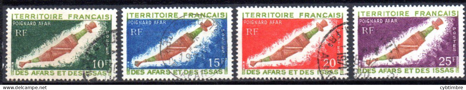 Afars Et Issas.:Yvert N° 357/360° - Gebraucht