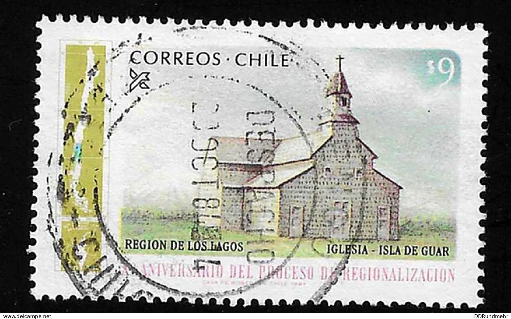 1984 Los Lagos  Michel CL 1056 Stamp Number CL 674l Yvert Et Tellier CL 668 Stanley Gibbons CL 984 Used - Chile