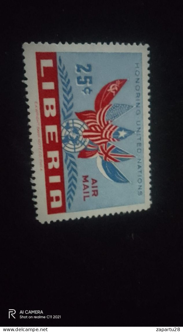 LİBERİA-1960-70         25   CENT            UNUSED - Liberia