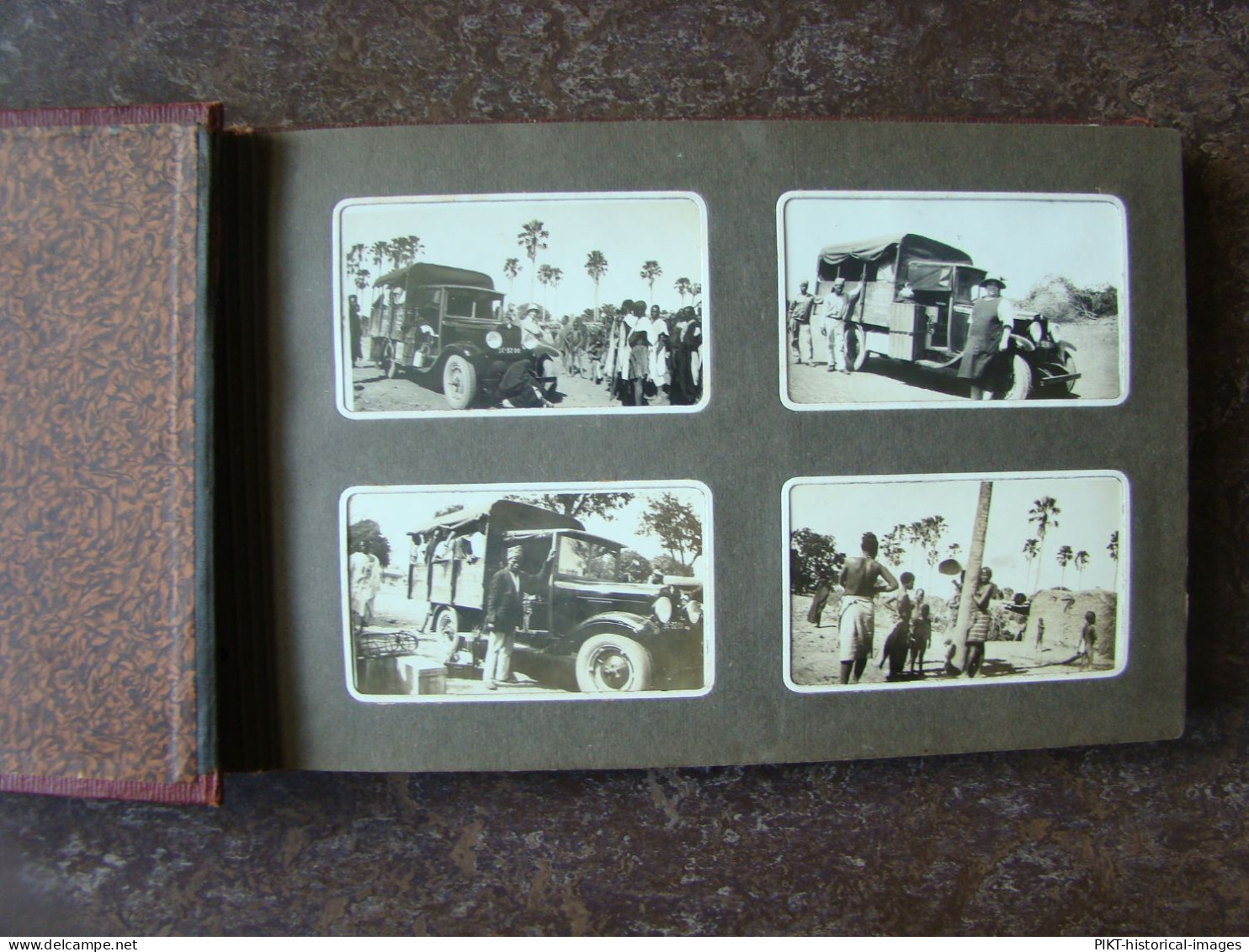 ALBUM PHOTOS ANCIEN SÉNÉGAL 1928 CHAUFFEUR TAXI-BROUSSE CAMION CHEVROLET DAKAR +100 PHOTOGRAPHIES AFRIQUE COLONIE - Africa
