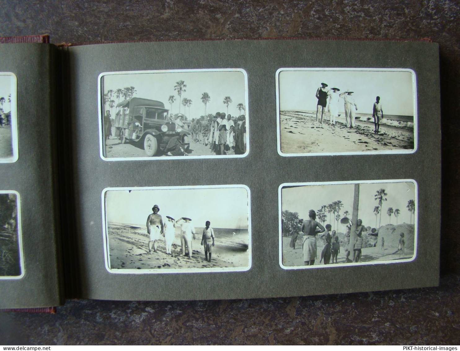 ALBUM PHOTOS ANCIEN SÉNÉGAL 1928 CHAUFFEUR TAXI-BROUSSE CAMION CHEVROLET DAKAR +100 PHOTOGRAPHIES AFRIQUE COLONIE