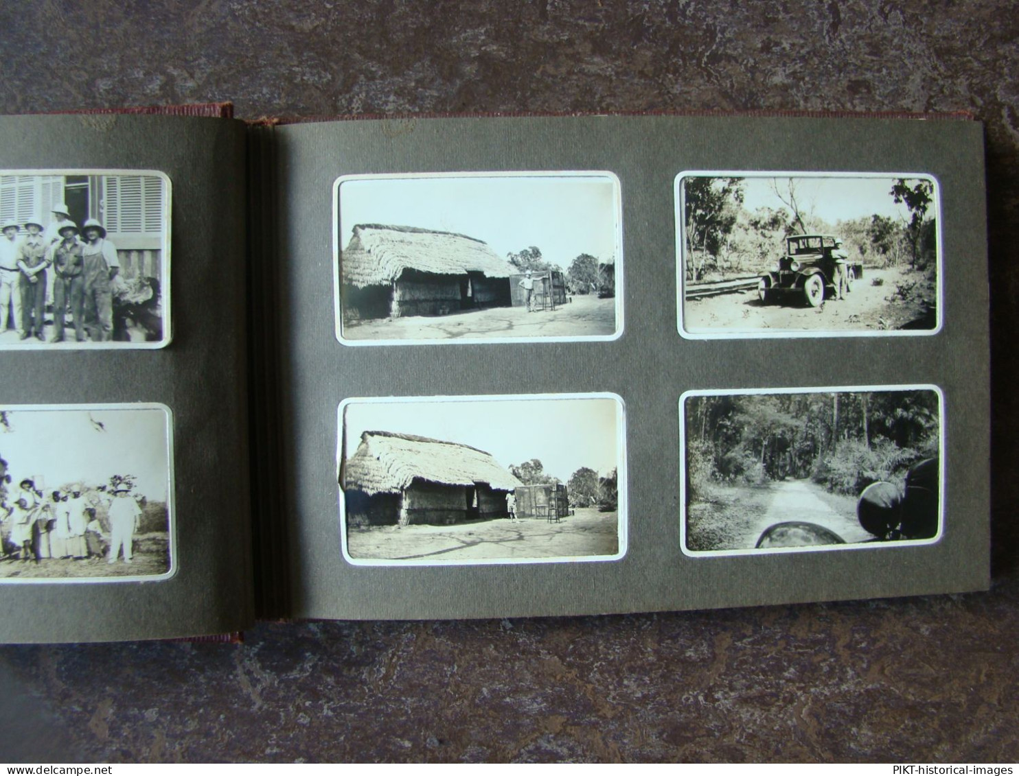 ALBUM PHOTOS ANCIEN SÉNÉGAL 1928 CHAUFFEUR TAXI-BROUSSE CAMION CHEVROLET DAKAR +100 PHOTOGRAPHIES AFRIQUE COLONIE