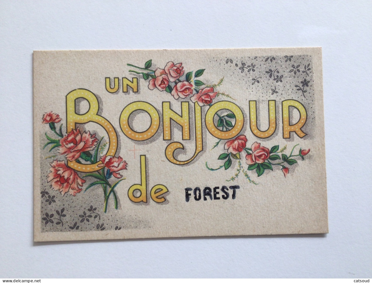 Carte Postale Ancienne Un Bonjour De FOREST - Forest - Vorst
