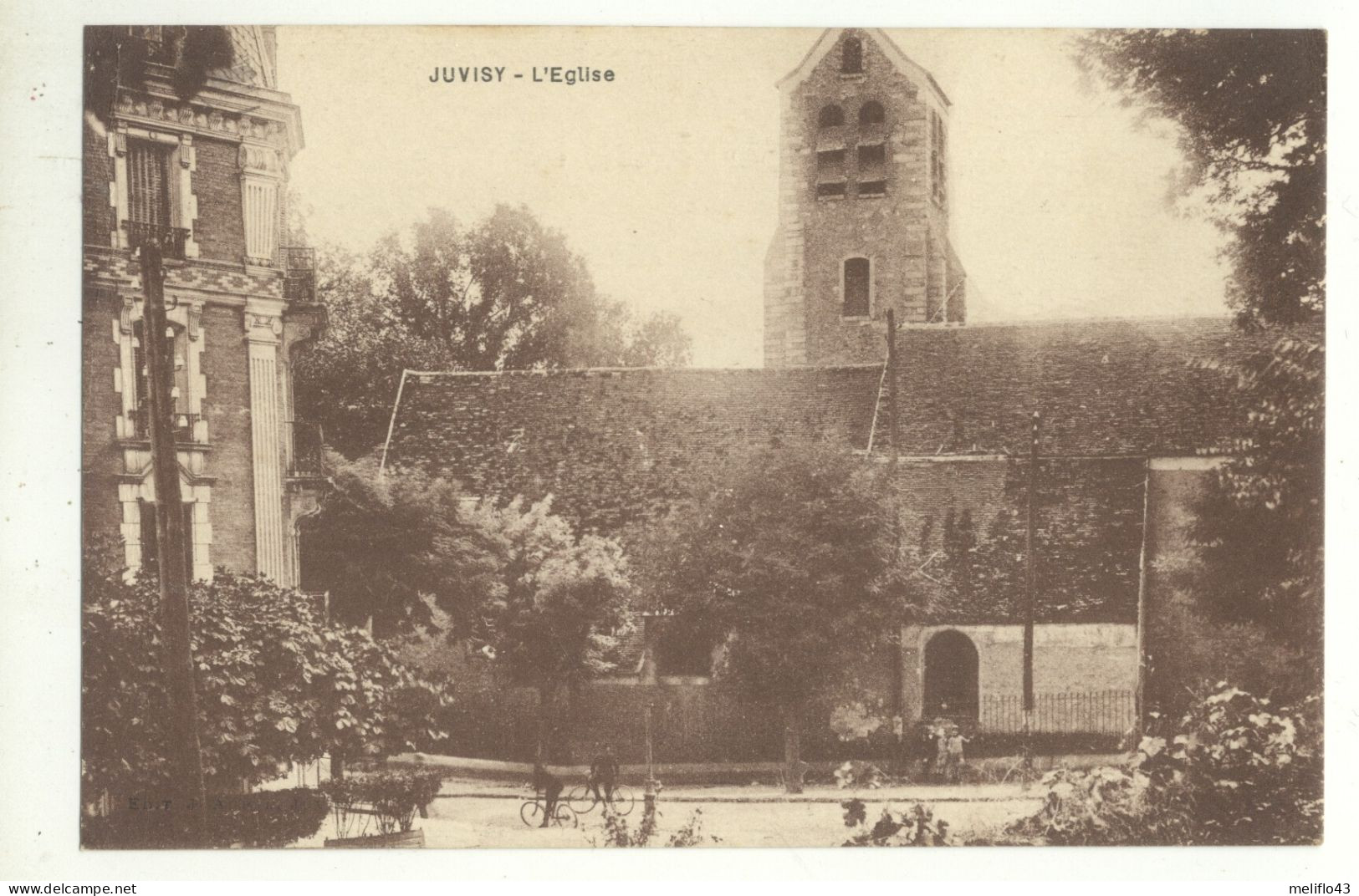 91/ CPA - Juvisy - Eglise - Juvisy-sur-Orge