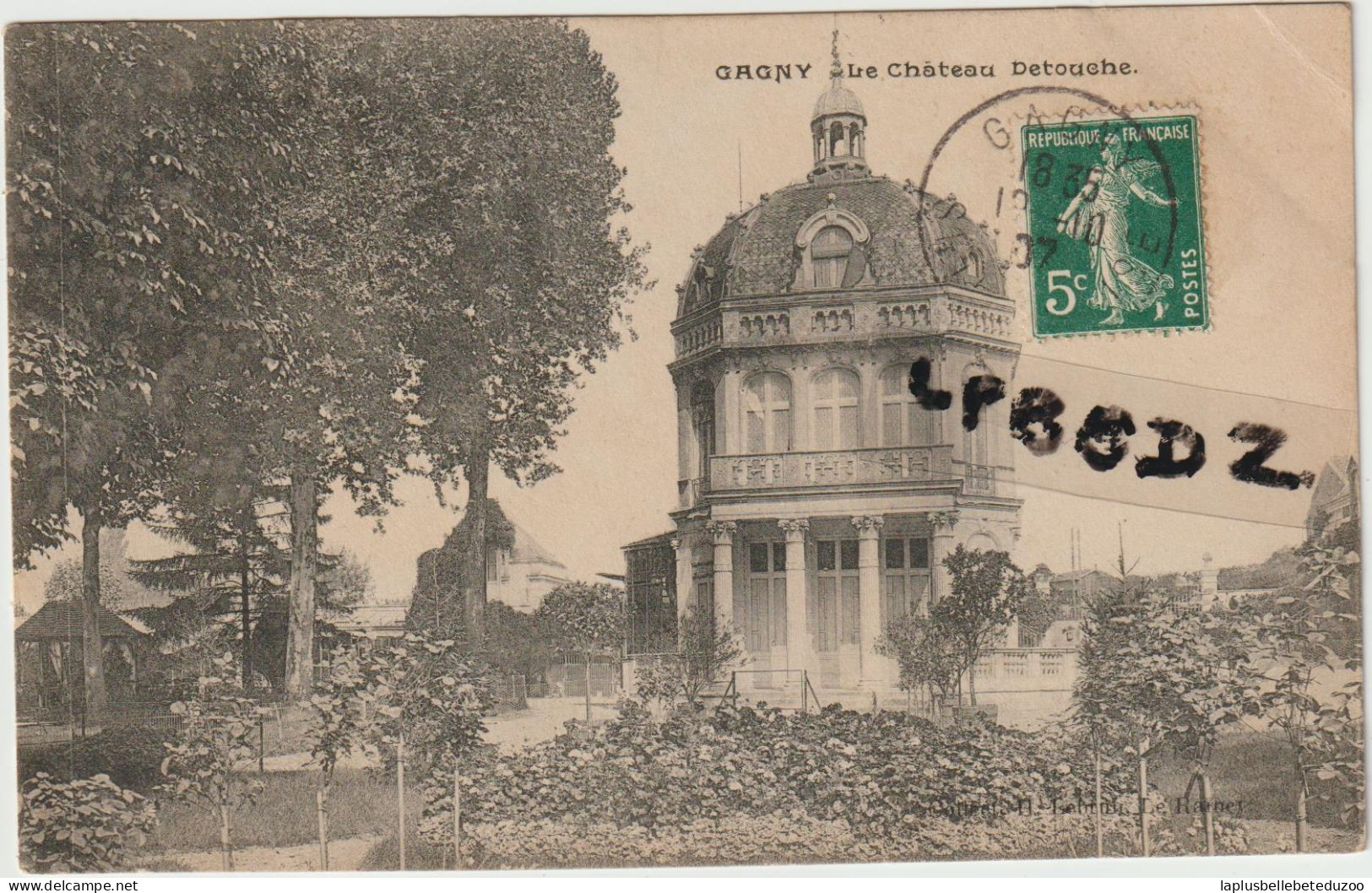 CPA - 93 - GAGNY - Le Château Detouche - 1907 - Cliché Pas Courant - Gagny