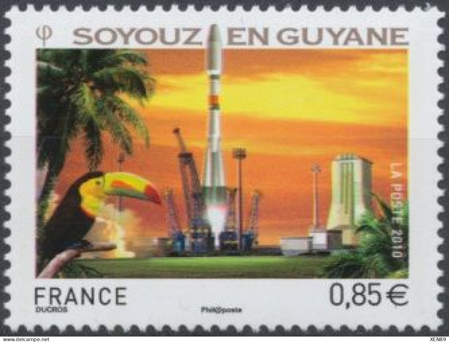 2010 - 4458 - Décollage De La Fusée Russe Soyouz En Guyane - Unused Stamps