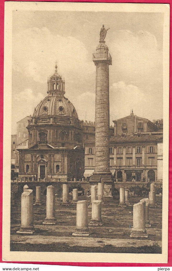 ROMA - FORO TRAIANO - FORMATO PICCOLO - EDIZ. D.M. ROMA - NUOVA - Autres Monuments, édifices