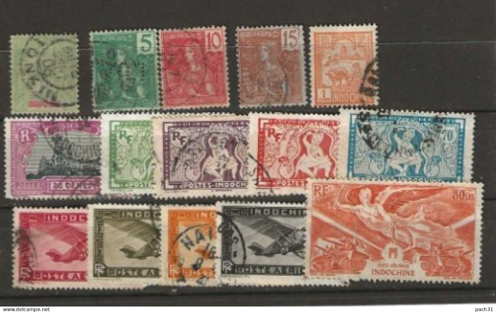 Indochine  Lot De Timbres Oblitérés Et Nsg - Used Stamps