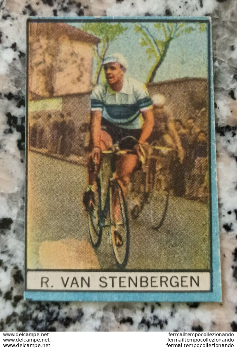 Bh Figurina Cartonata Nannina Ciclismo Cycling Anni 50  R.van Stenbergen - Catalogus