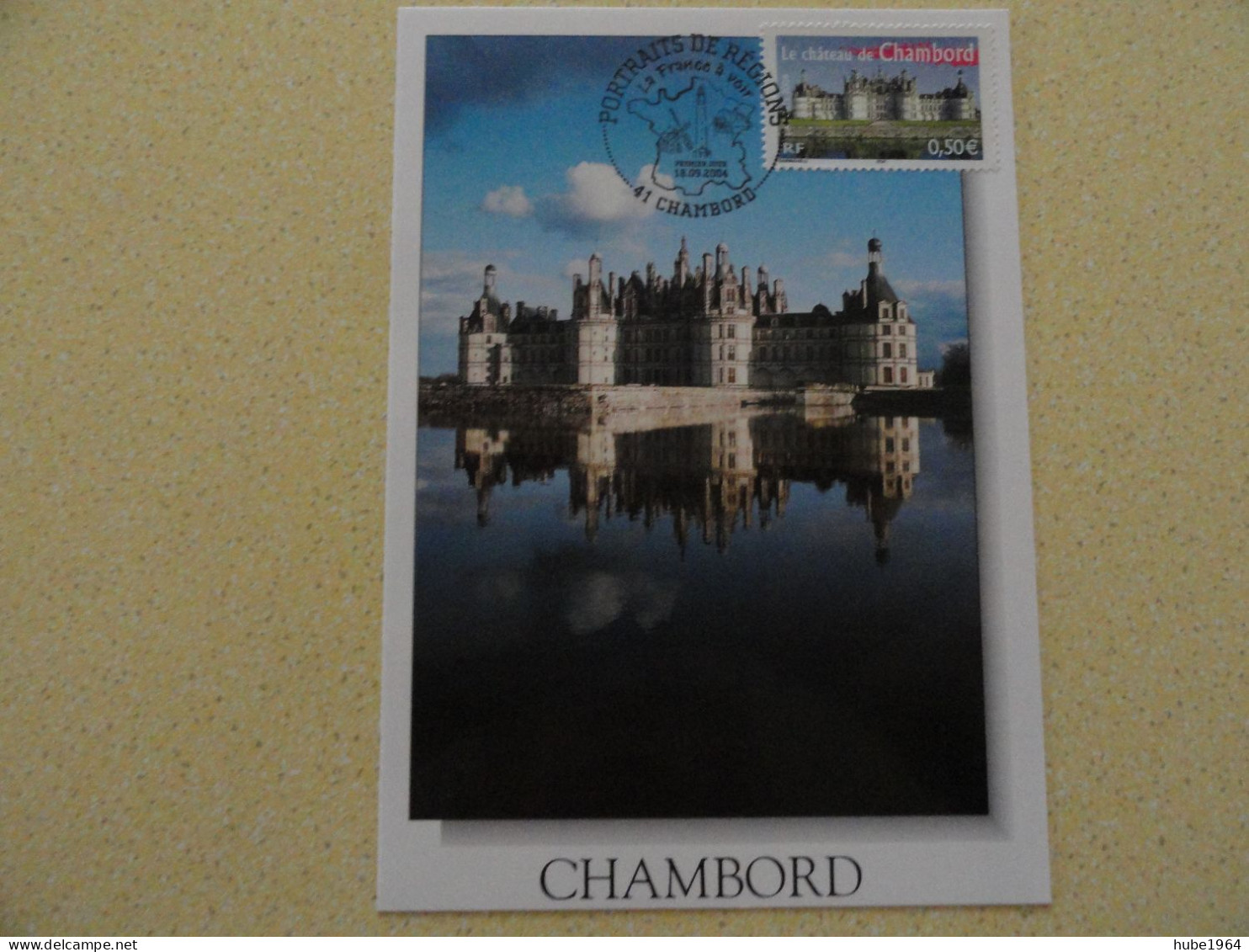 CARTE MAXIMUM CARD LE CHATEAU DE CHAMBORD LOIR ET CHER OPJ CHAMBORD FRANCE - Castles