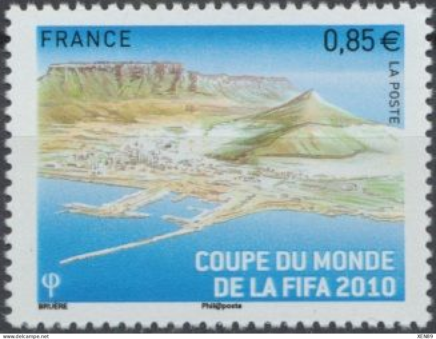 2010 - 4484 - Coupe Du Monde De Football En Afrique Du Sud - Le Cap - Unused Stamps