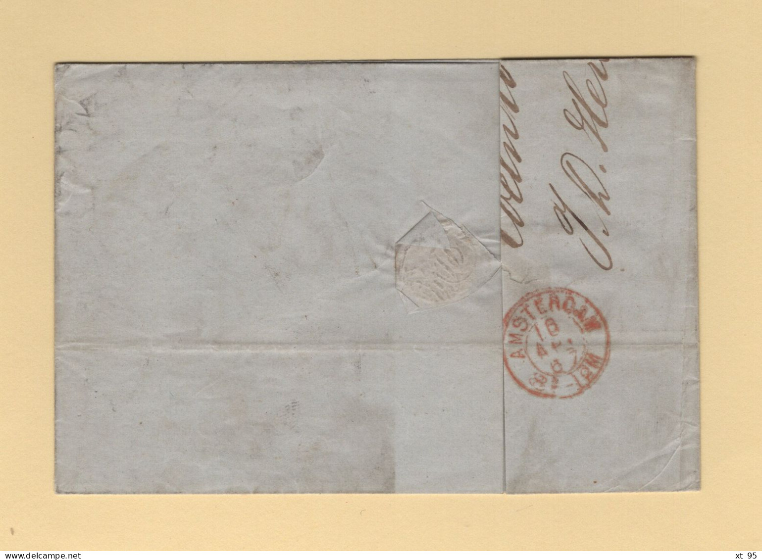Prusse - Coeln - 1867 - Destination Amsterdam - Lettres & Documents