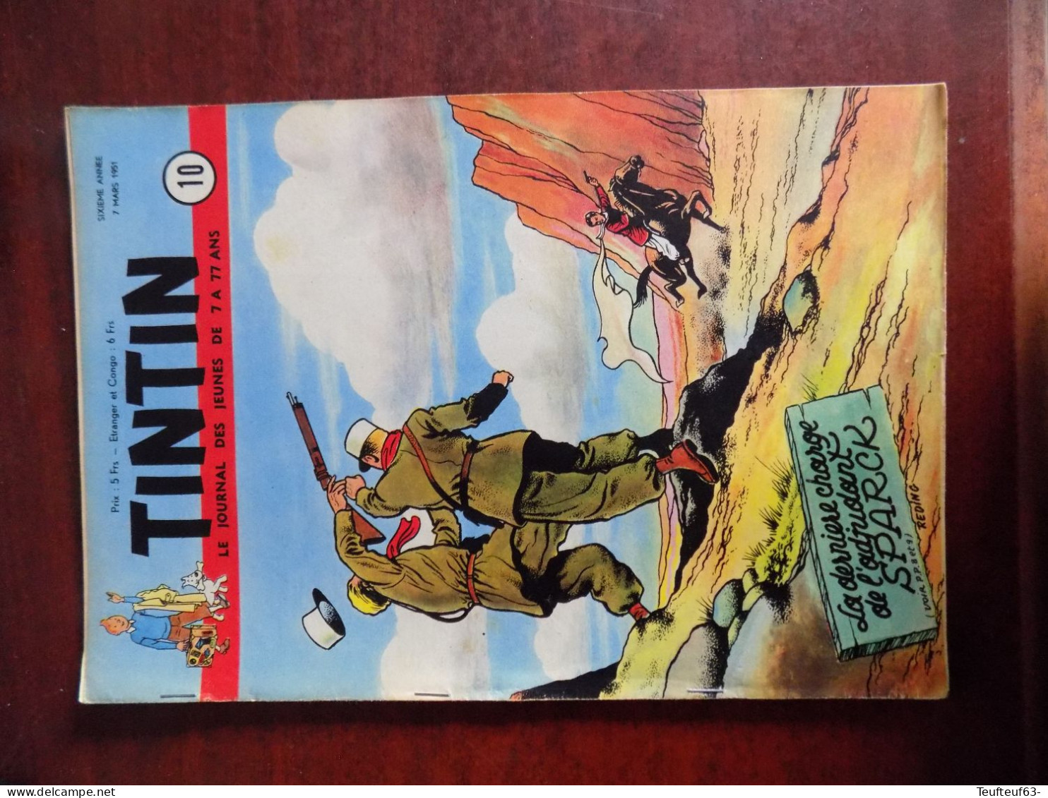 Tintin année 1951 complète ( couverture Hergé , Vandersteen ) - avec jeu de l'oie