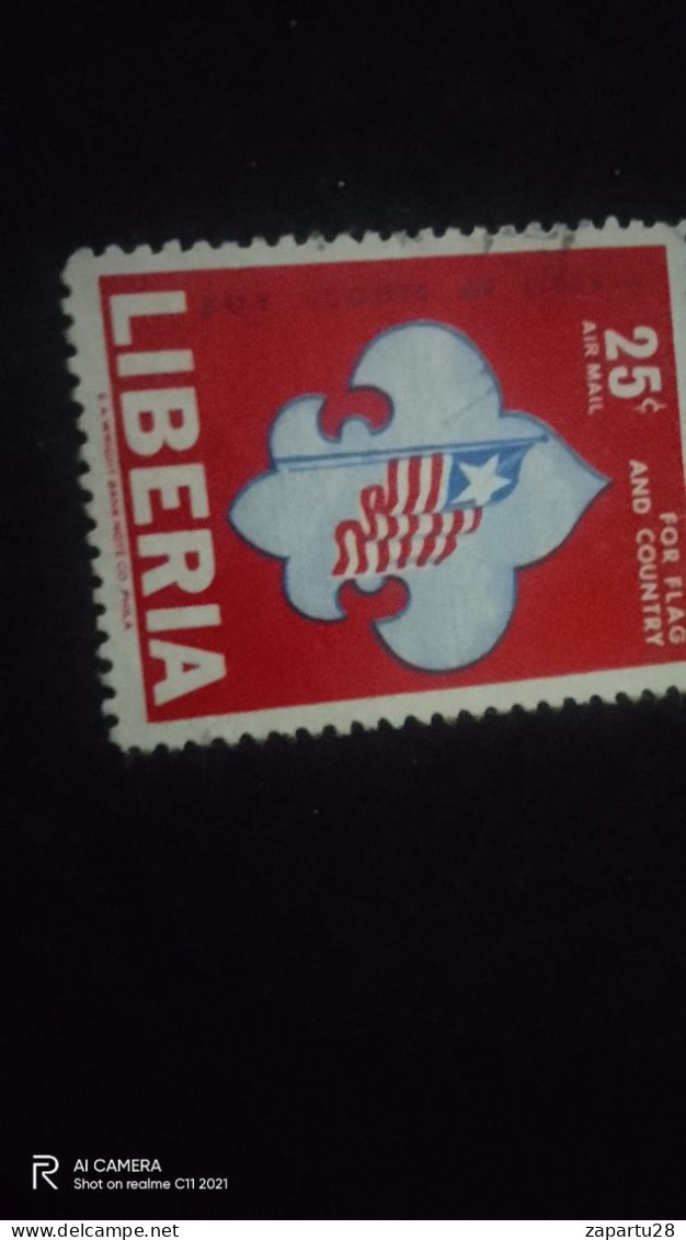 LİBERİA-1960-70         25   CENT            USED - Liberia