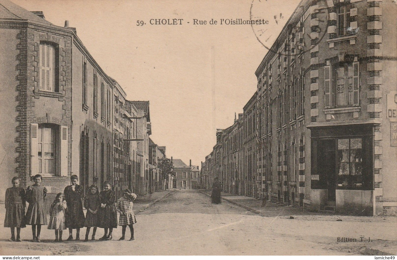 CHOLET Rue De L’Oisillonnette Circulée 1925 - Cholet