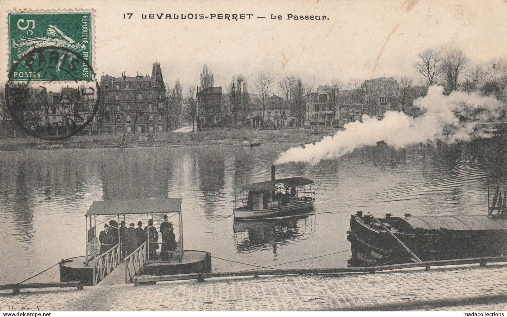 Levallois Perret (92 - Haut De Seine) Le Passeur - Péniche - Levallois Perret