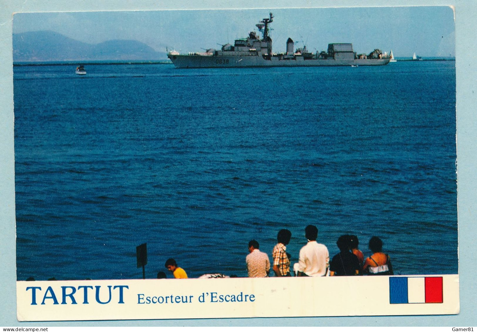 TARTUT Escorteur D'Escadre 2750 Tonnes à TOULON Revue Navale 11/07/1976 Avec Le Pdt Valéry Giscard D'Estaing - Warships